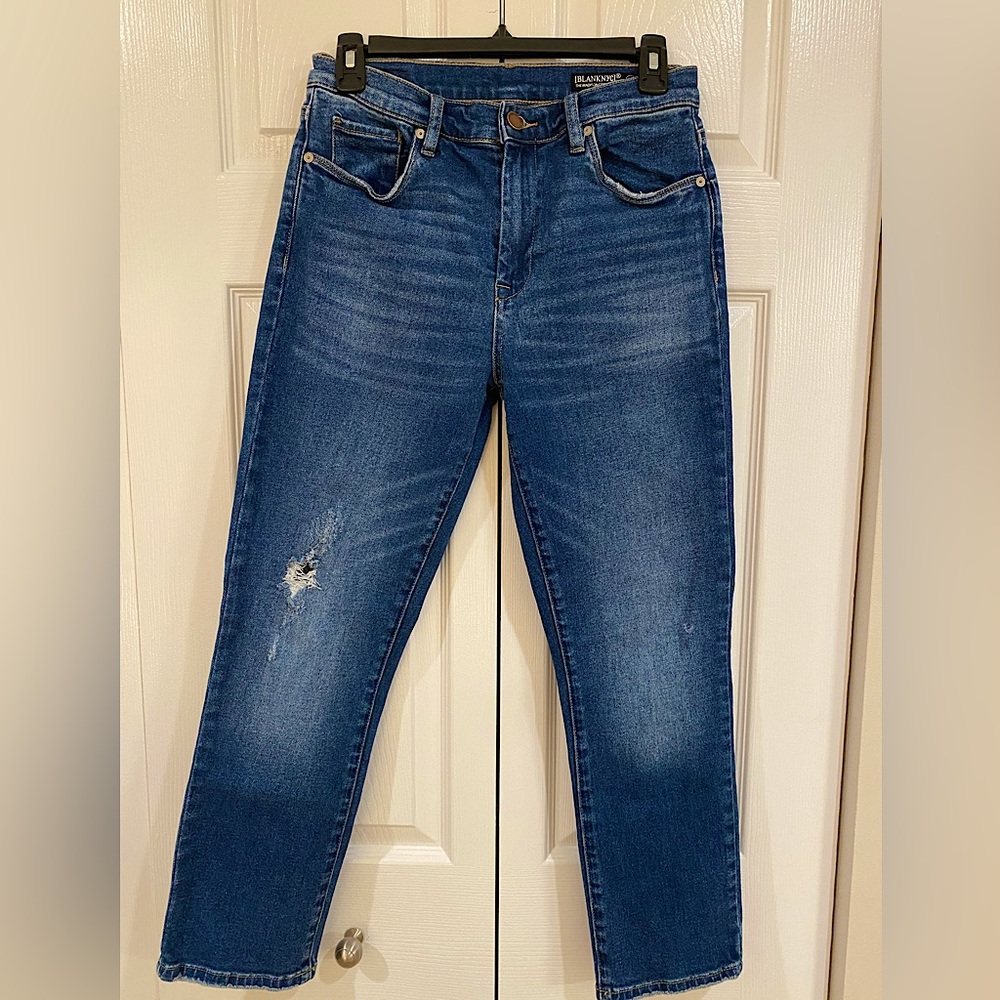 Blank NYC The Madison Crop, High-Rise, Size 28